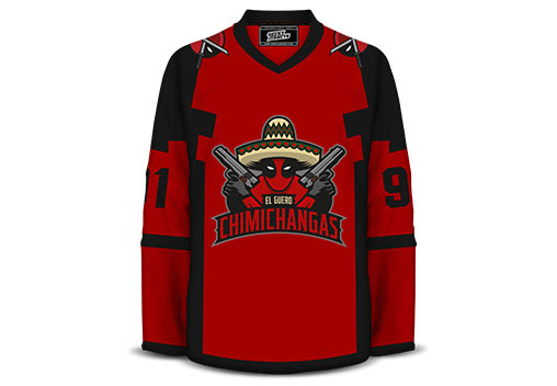 deadpool hockey jersey