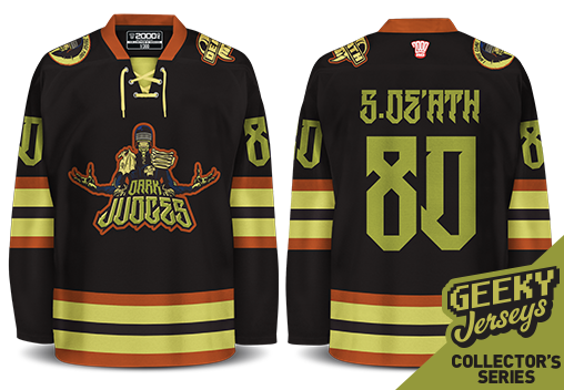 Geeky Jerseys Horror Movie Hockey Jerseys Beetlejuice Snake Hockey