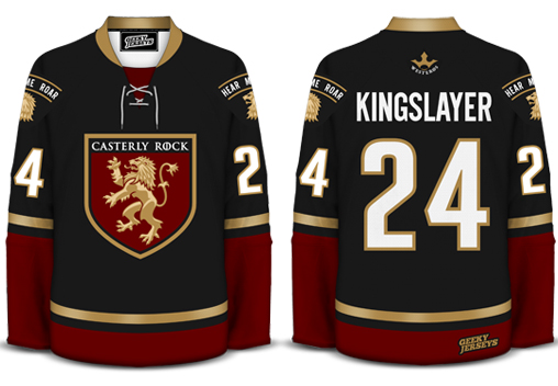 game of thrones hockey jersey