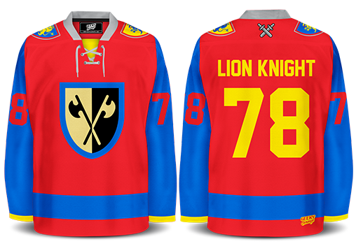 Geeky Jerseys  Only Available for a Limted Time! Lion Knights