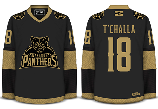 black panther baseball jersey