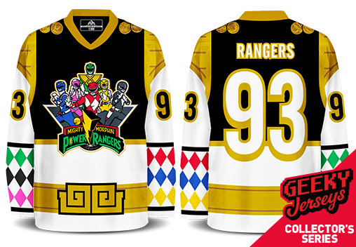 Geeky Jerseys  Only Available for a Limted Time! Power Rangers